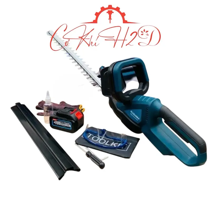 Máy cắt tỉa hàng rào cây cảnh , công suất 2500w , chiều dài lưỡi 52 cm , động cơ không chổi than siêu bền 2