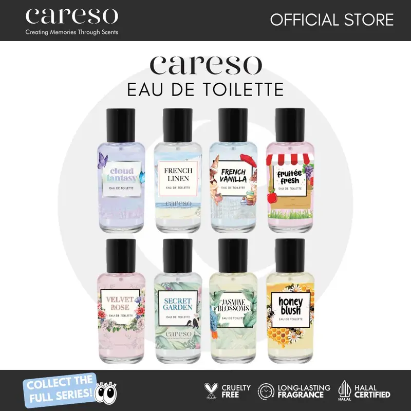 CARESO Eau De Toilette Collection 50ml Jasmine Blossom