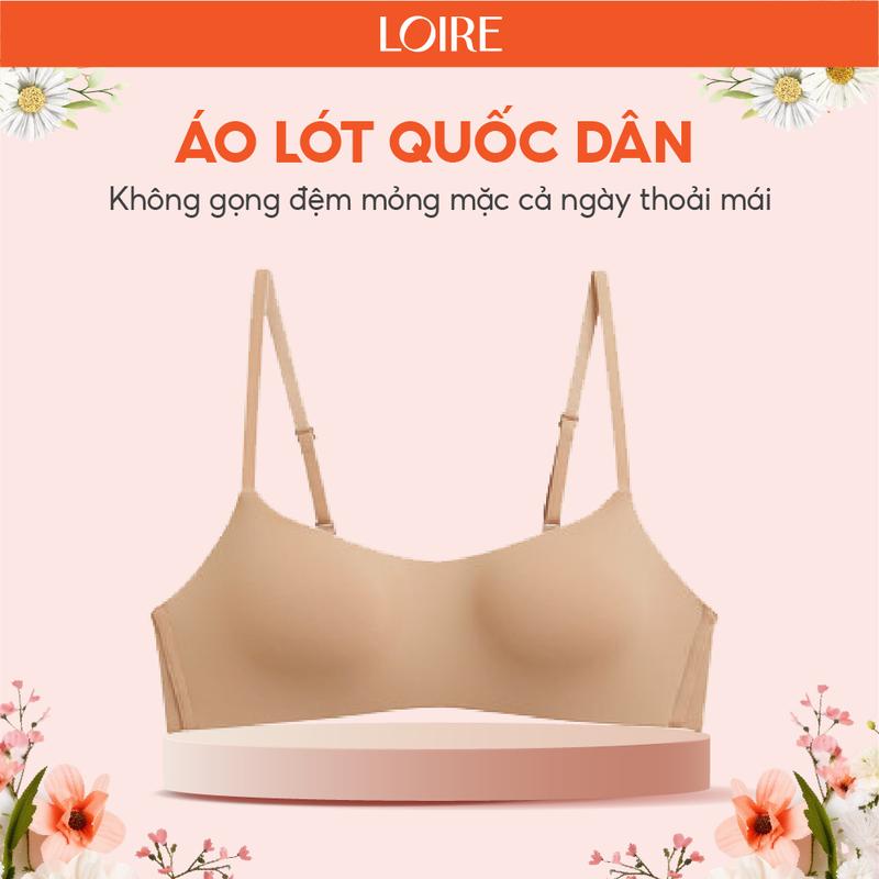 Áo lót Nữ thoải mái Loirechic chất su đúc, ôm gom tự nhiên mặc hàng ngày BRDE144 ngực không đệm