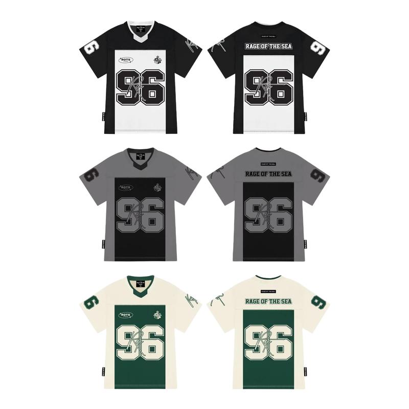 (TẶNG KÈM HỘP GIẤY) ÁO THUN BÓNG CHÀY, BÓNG RỔ, BÓNG ĐÁ UNISEX NAM NỮ FORM ÂU RAGE OF THE SEA (ROTS STUDIO) - "96 FOOTBALL TEE"