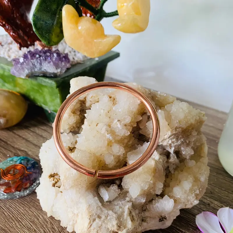 Vòng tay đồng đỏ 4li hỗ trợ sức khoẻ tránh sóng điện từ 2