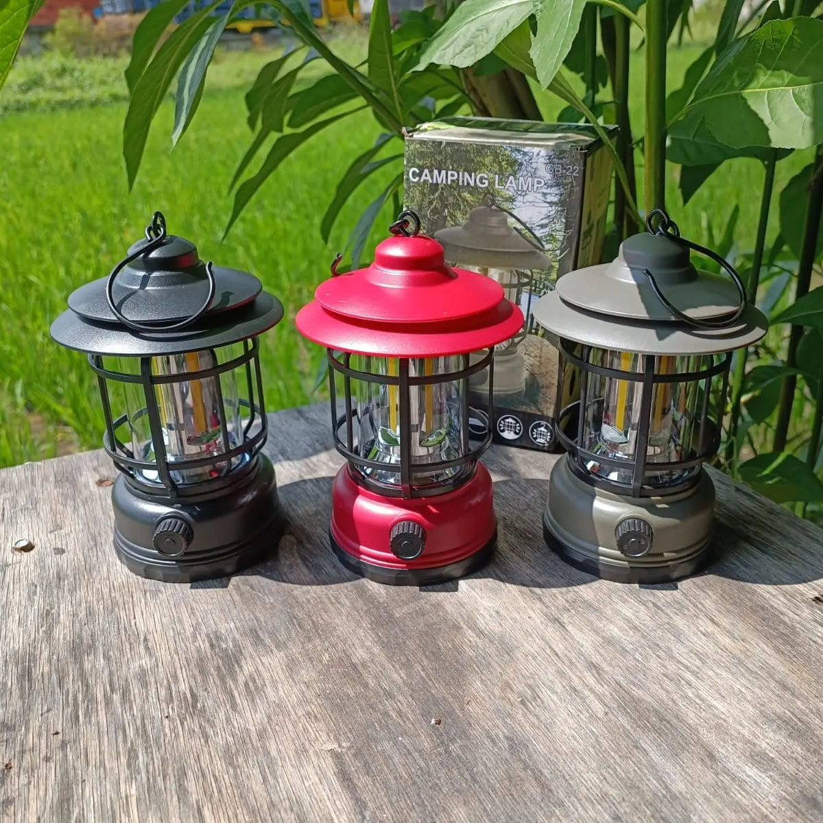 Lampu LED Emergency Lentera Camping/Petromax LED Lampu Emergency