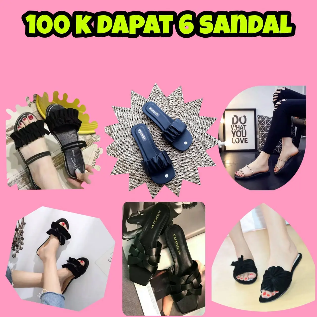 ALIFHA Paket Hemat 100K Dapat 6(DH,KK,KERUT,KROJO,ROSE,RANDOM)