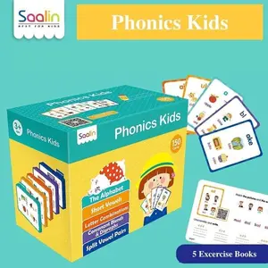 Saalin Phonic Kids / Saalin phonics kits flash card - melatih mengeja