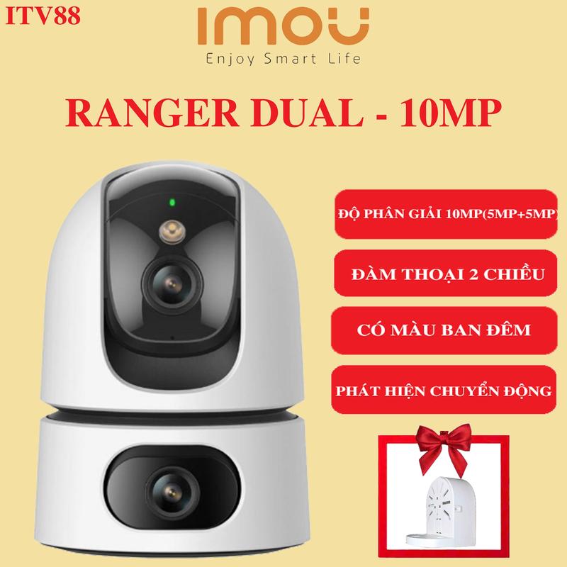 Camera Imou 2 Mắt Trong Nhà IMOU Ranger Dual 10MP - Ranger Dual 6MP I Tầm Nhìn Ban Đêm Có Màu I Ống Kính Kép Góc Rộng I Bảo Hành 2 Năm life