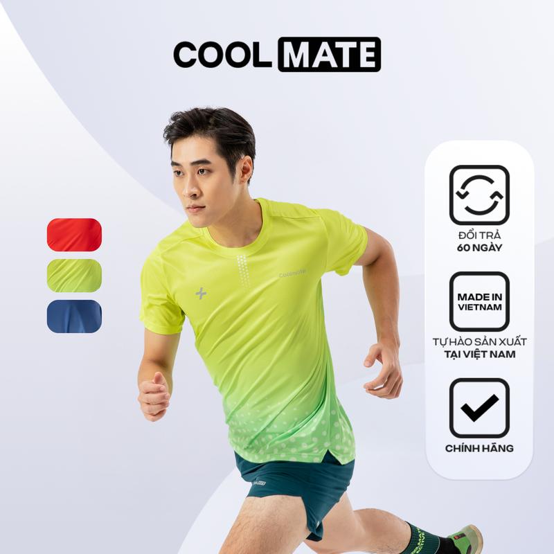 Áo Thun Nam Chạy Bộ Graphic Dot Thoáng Khí - Coolmate