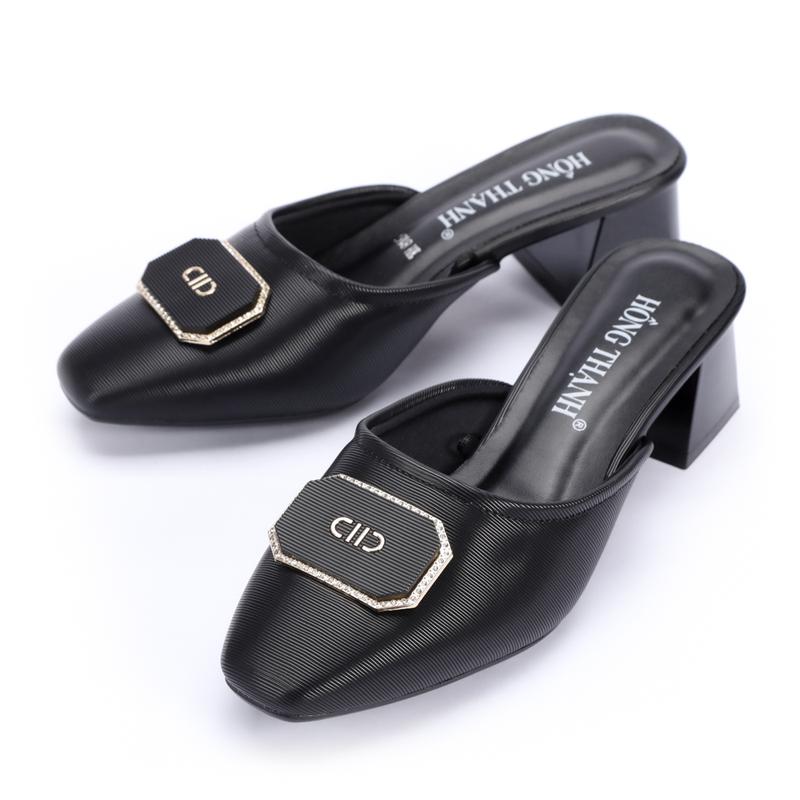 HỒNG THẠNH - DÉP MULES MANG NÉT ĐƠN GIẢN ,THANH LỊCH - 8163 1