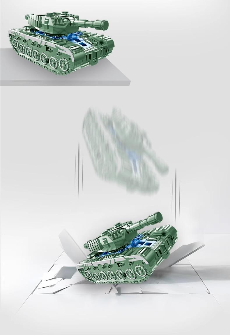 Children's Transforming Tank Robot Gyroscope Two-Mode Fidget Spinner ...