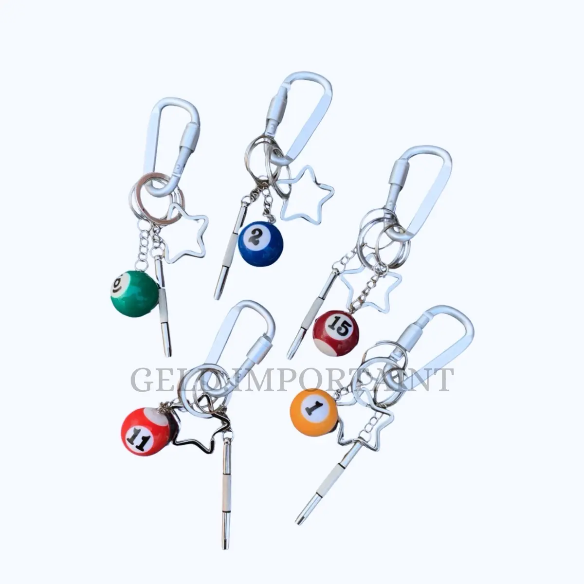 Carabiner Kalcer - Geld Importaint | Keychain | Chapter 2| Aksesoris Ganci