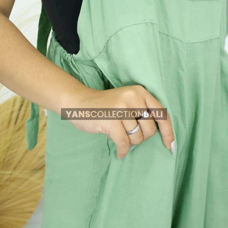 Baju kodok pantai Bali wanita panjang jumpsuit Dewasa 4