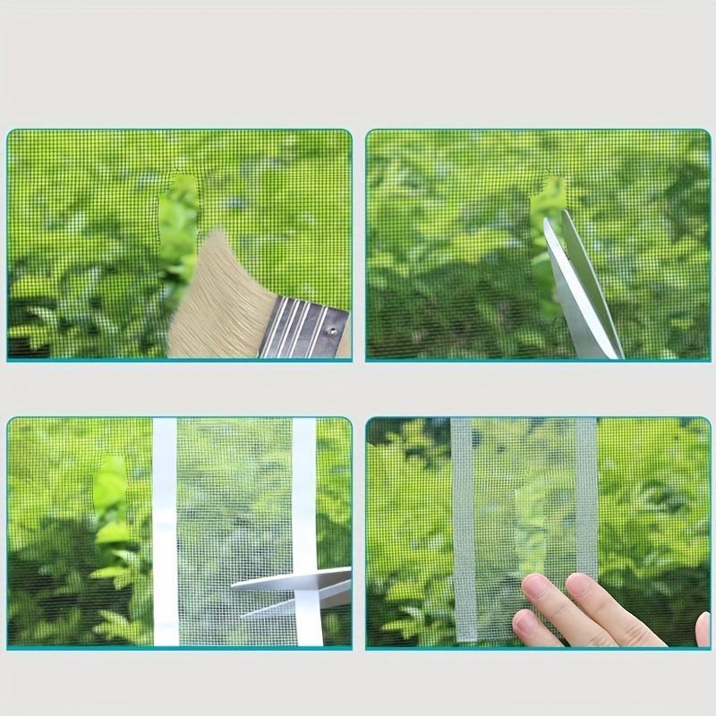 Product Introduction of Self-adhesive Mesh Repair Tape, Non-waterproof Plastic Patch for Window Screens and Mosquito Nets, Easy Fix for Tears and Holes 17