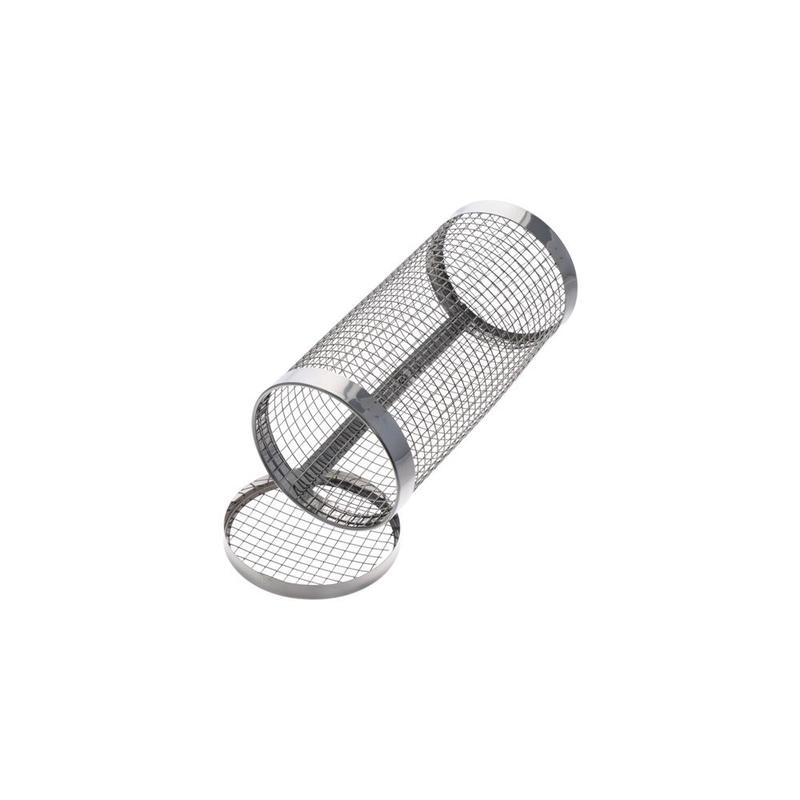 1Pcs Simple Anti Scalding For Vegetables Fish And French Frie Cooking Supplies With Cover Leakproof Grilling Basket Vegetable Bucket Barbecue Cage Barbecue Rack 1