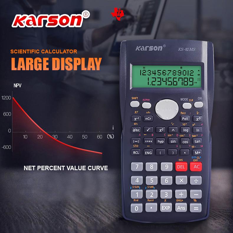 Product Introduction of KS KARSON Scientific Calculator with Advanced Functions.KS-82MS 17