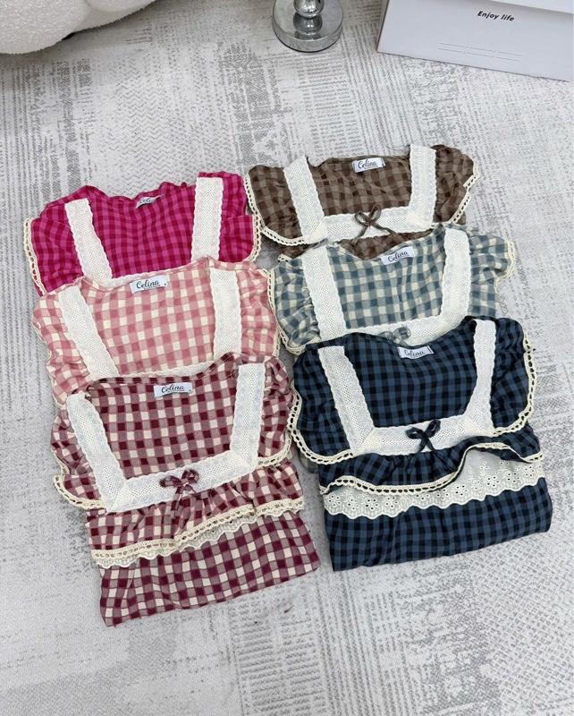 Product Introduction of ￼BỘ PJZAMA ĐÙI KẺ MỀM GÂN THOANG MÁT FREESIZE 40-57kg NỮ 6