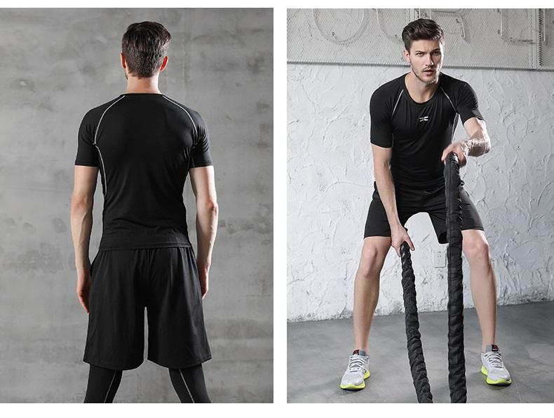 Product Introduction of Áo Thể Thao Nam Thun Lạnh, Áo Tập GYM Nam Thoáng Mát Co Dãn 4 Chiều Chuyên Tập GYM 31