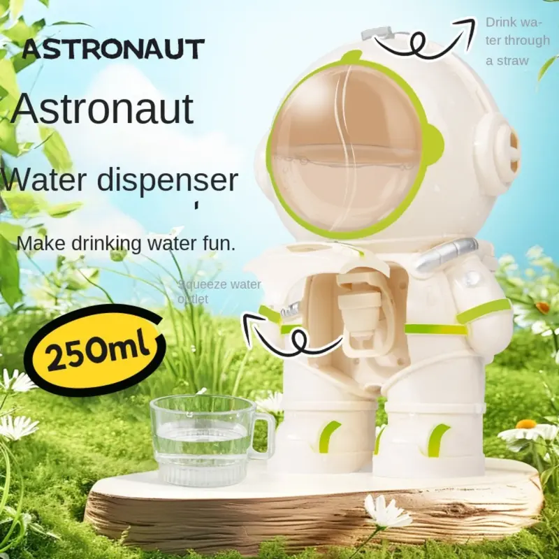 Cốc Nước, Đồ Chơi Bà Bầu Và Trẻ Em, Máy Rót Nước Phi Hành Gia, Có Dây Đeo Ống Hút, Máy Rót Nước Mini, Cầm Tay, Thiết Kế Dễ Thương, Thích Hợp Cho Bàn Làm Việc, Đồ Chơi Sinh Hoạt Hàng Ngày 6