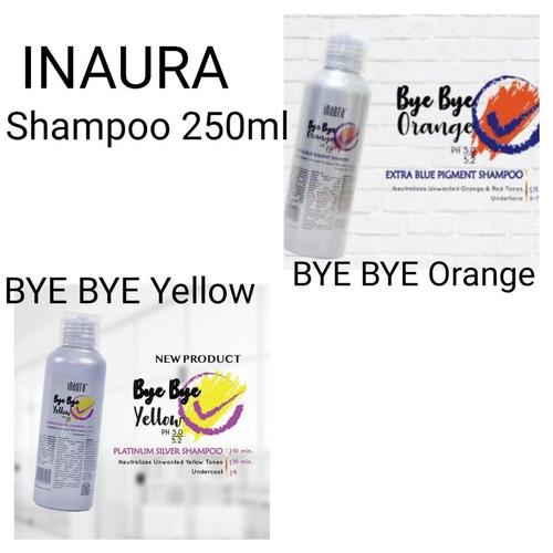 INAURA Bye Bye Shampoo 250ml Yellow / Orange Sampo / Shampo Platinum ...