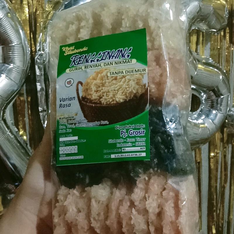Rengginang Situbondo 450gr (isi 36pc )- Camilan Goreng Renyah Tanpa Jemur - Food 2
