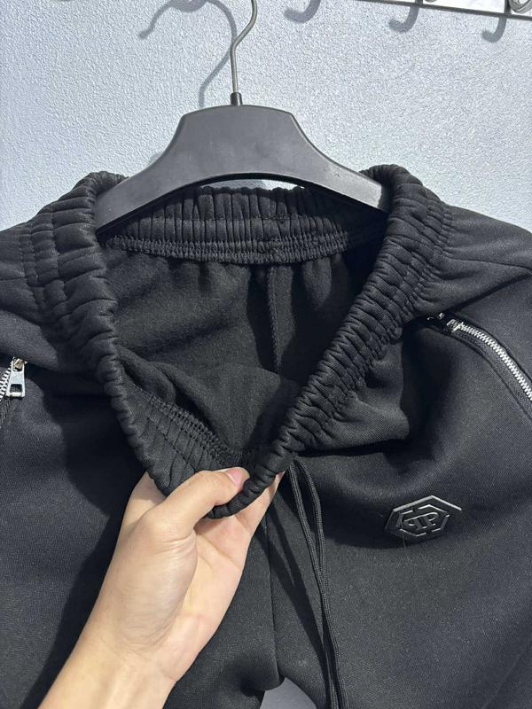 Quần nỉ dài 2 khóa trơn ( pp ) chất nỉ tàu dành cho nam nữ from unisex 2