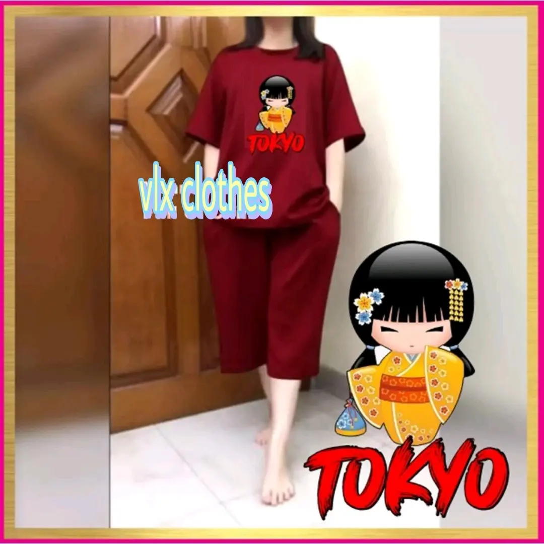 Baju setelan kulot jumbo ukuran XL fit to XXL-3XL dan 4XL