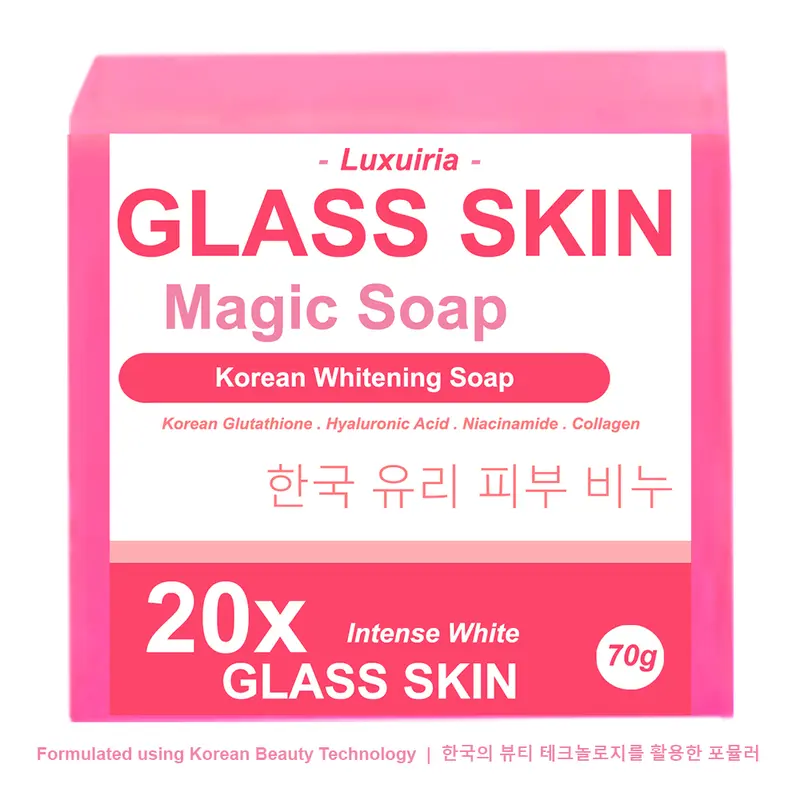 korean glutathione soap Luxuiria Collagen Magic Soap - Fountain of Youth Whitening Milk Soap with  Japanese Glutathione, Kojic Acid, Collagen Booster, Hyaluronic Acid and  Niacinamide 70g