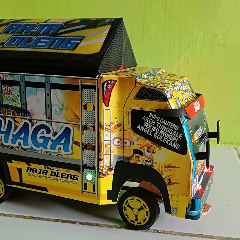 Truk oleng bisa kasih nama dan foto anak lampu 4