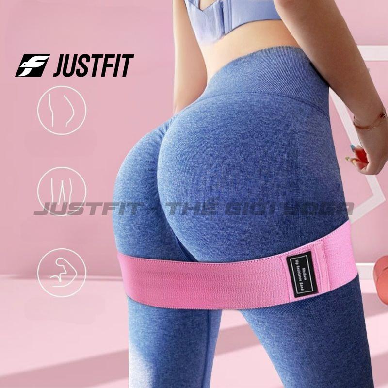 Dây miniband kháng lực JUSTFIT tập vòng 3 , chân, đùi, tập gym kiểu mini band Aolikes Nữ Cao Su Dây Kháng Lực Tập Yoga Tập Chân