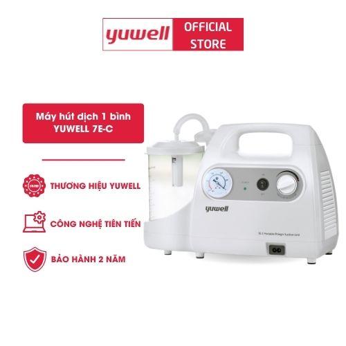 Máy hút mũi Yuwell 7E-C - Máy Khỏe, Dễ Sử Dụng, Dễ Vệ Sinh - Tặng Kèm 2 Đầu Hút Mũi Cho Bé Kem