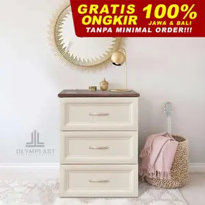 Olymplast Olymplast Classic Drawer Cabinet Laci 3 Susun ODC 03 C - 3 Susun 3 Laci