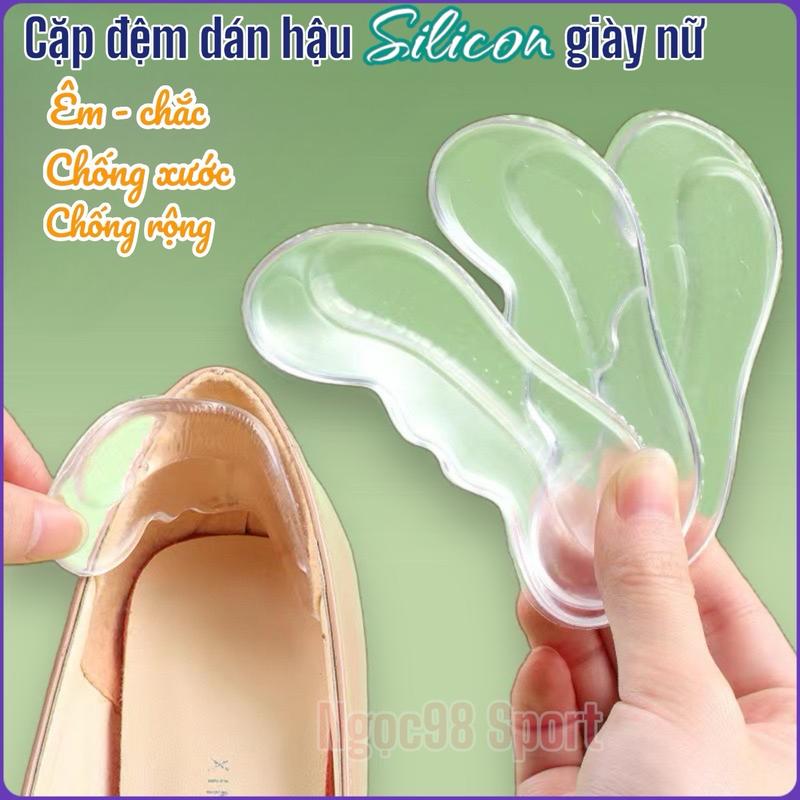 Cặp lót dán Gót bảo vệ gót chân chất liệu GEL- Silicon siêu êm đàn hồi độ bám…