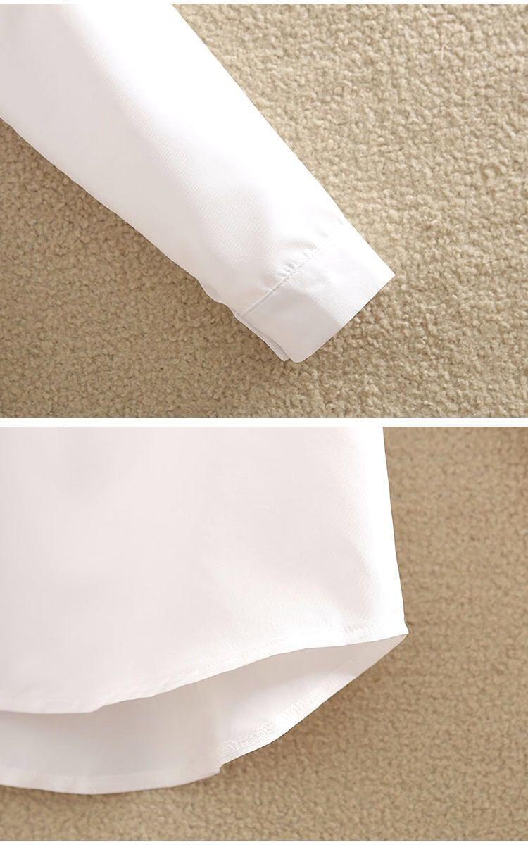 Product Introduction of Áo Sơ Mi Thêu Mới Cho Nữ, Áo Sơ Mi Dài Tay Có Lớp Cơ Sở, Cộng Với Chất Béo, Cộng Với Kích Thướ, Áo Sơ Mi Trắng Cho Nữ, Mùa Xuân 2022 11