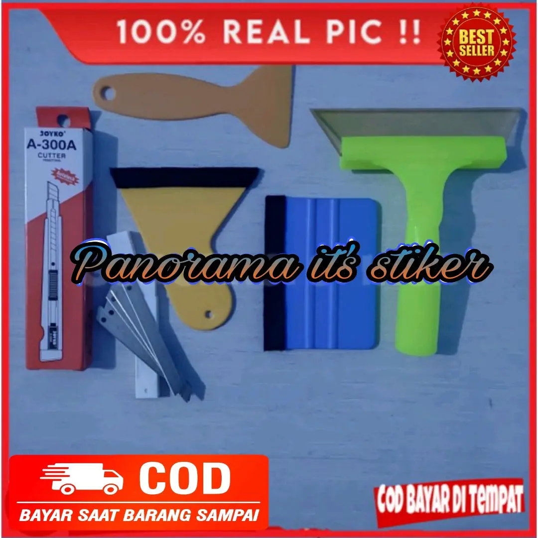 ALAT PASANG STIKER MOTOR 1 SET LENGKAP