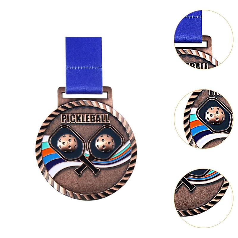 Product Introduction of Award Medal with Lanyard,Pickleball Volleyball Basketball Prize for Sports Participation,Competition Winner Gift 2