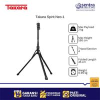 Gambar TAKARA Spirit Neo-1 Professional Phone Tripod Selfie Stick Remote Bluetooth Universal Mount dari Sentra Digital Kota Surabaya 1 Tokopedia