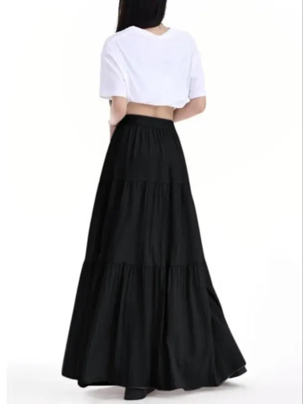 Women's Plain Skirt, Casual Fashion Skirt for Daily Wear, Ladies Bottoms for All Seasons 1