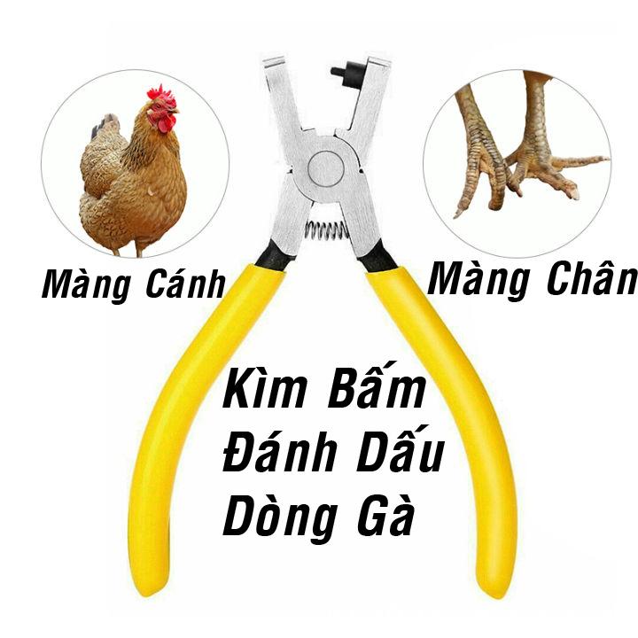  Kìm Bấm Màng Chân Màng Cánh Gà Làm Dấu Dòng Gà 