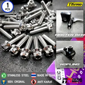 BAUT PROBOLT M6x25 DRAT 10 MASTER REM HANDLE KOPLING (1pcs/satuan)