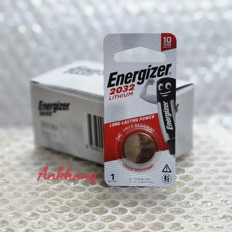 Pin CR2032 / CR 2032 3V Lithium Energizer chuyên dùng cho smartkey ô tô, xe máy - Hàng chính hãng Đèn Titan 3