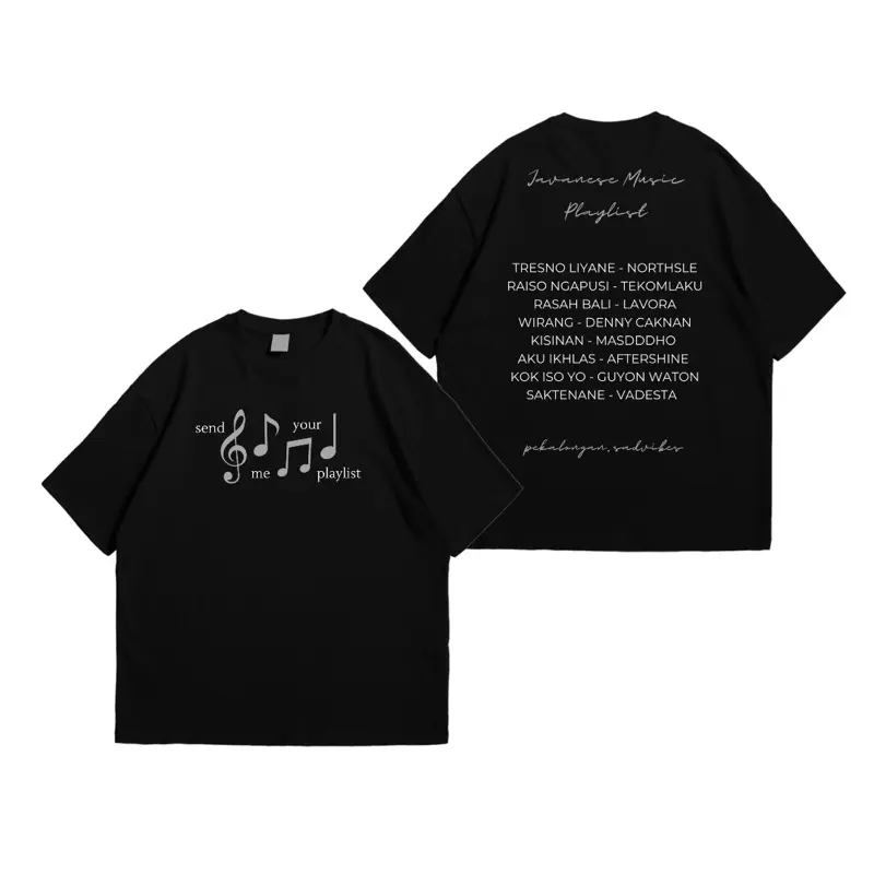 T-SHIRT Javanese Music Playlist - Sanboys.brnd Nyaman