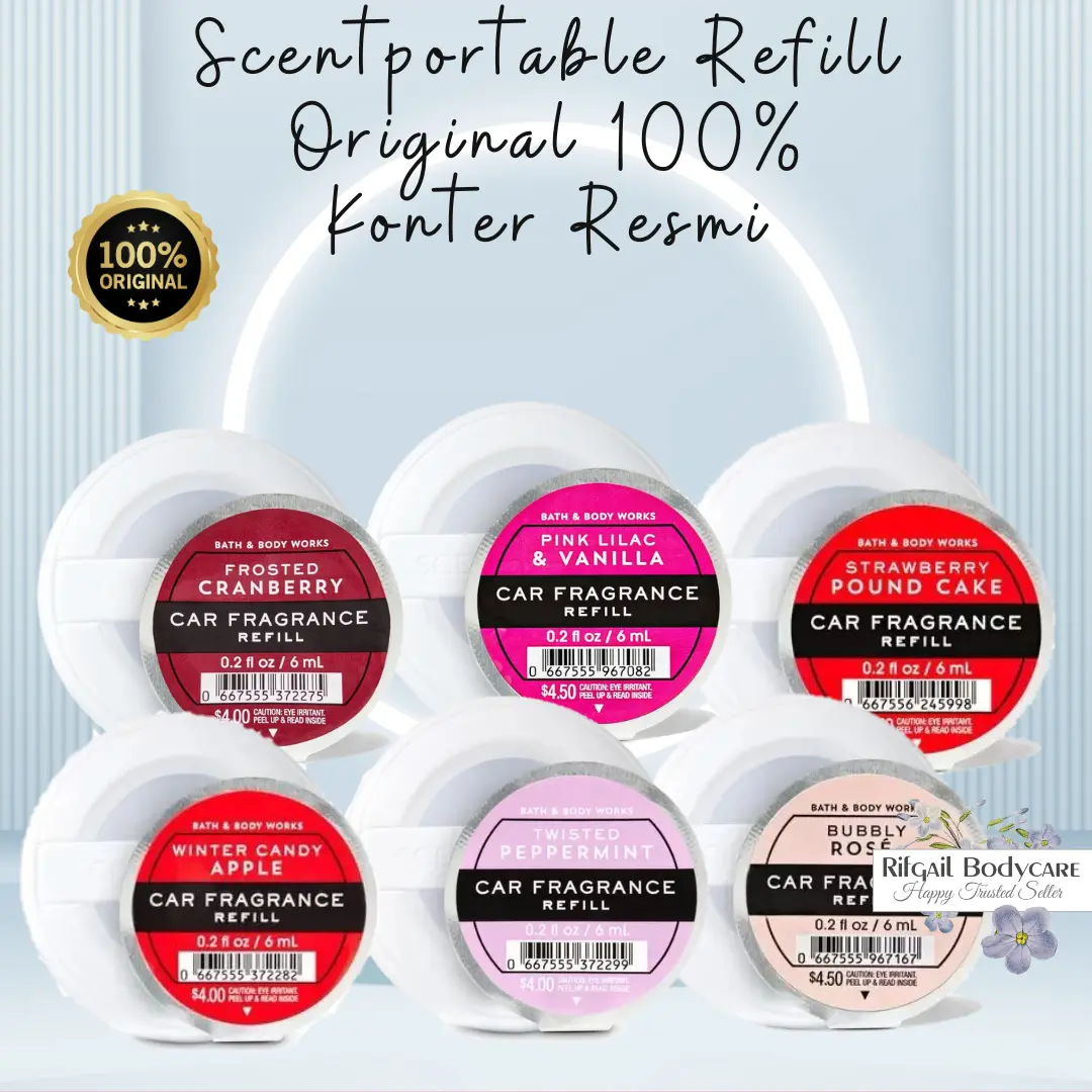 BBW Ba*th and B*ody Works SCENTPORTABLE CAR FRAGRANCE REFILL (ISI ULANG PENGHARUM MOBIL)
