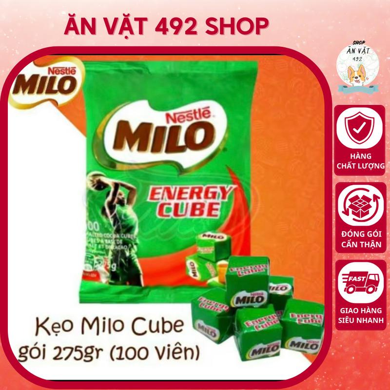 Kẹo Milo Cube Thái Lan Bịch 100 Viên - Ăn Vặt 492