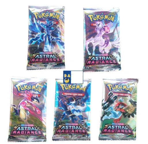 54pcs Kartu Pokemon Logam Emas Vmax GX Energy Card Collection Battle Card QDD kotak  games  Toys 7