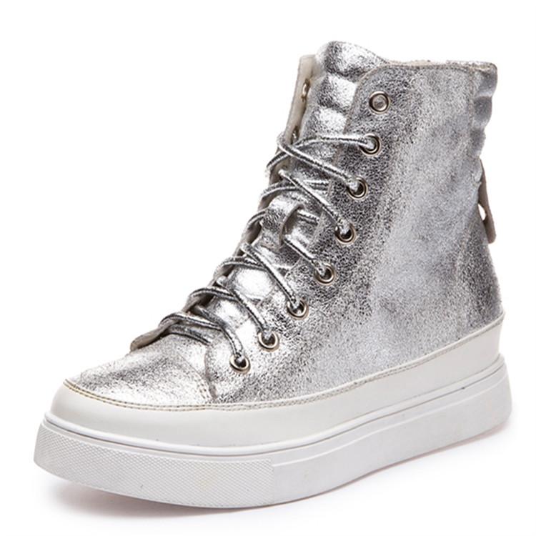 Product Introduction of New Round Colorful Shoelaces Glitter White Shoelaces of sneakers Metallic Shiny gold  silver Flat shoe laces sports running Lace 24