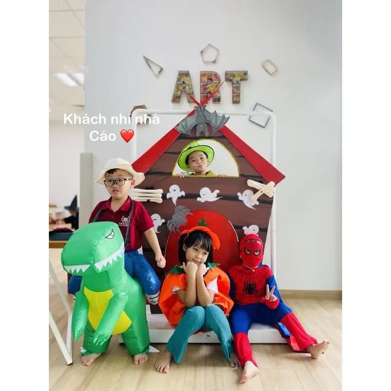 [HỎA TỐC] Trang phục hóa trang Khủng Long T-Rex cho bé trai bé gái Động vật bơm hơi Halloween 3