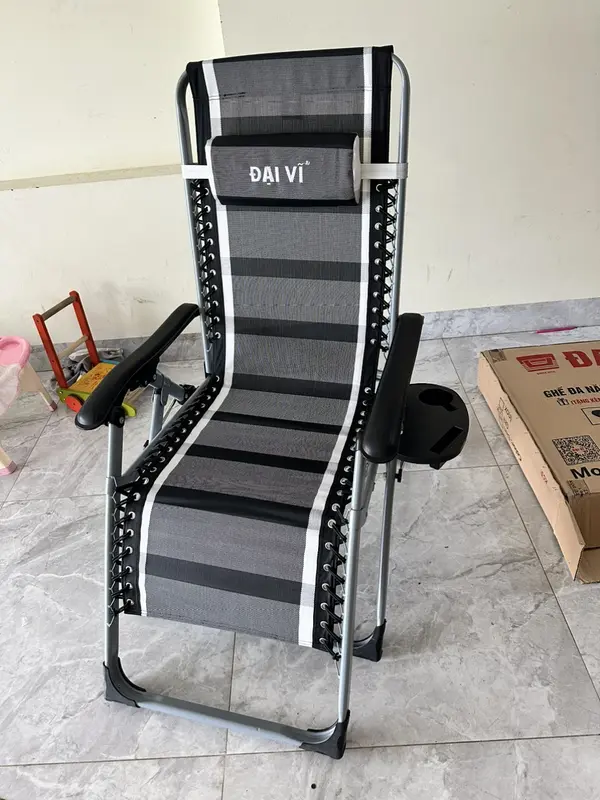 Ghế gấp thư giãn chính hãng Dại Vĩ, ghế xếp văn phòng đa năng 5