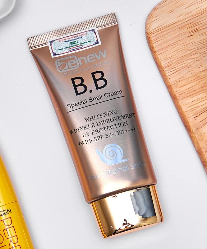 Kem Nền Trang Điểm Trắng Da, Lâu Trôi BB ỐC SÊN CREAM BENEW Hàn quốc 50ml- HÀNG CHÍNH  HÃNG
