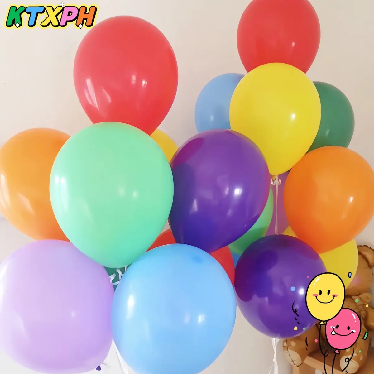 Ktx party 10pcs Standard 5' 10' 12 Inch Latex Ordinary Balloon Outdoor Balloons decor party supplies