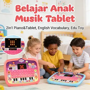 Tablet Belajar Huruf Anak Kreatif, Piano Musik Tablet, Laptop Mainan Edukasi, Hadiah Ulang Tahun & Natal Interaktif, Kegemaran Anak yang Senang Belajar - Model [Model Name], Ukuran [Ukuran], Edisi [Edisi]