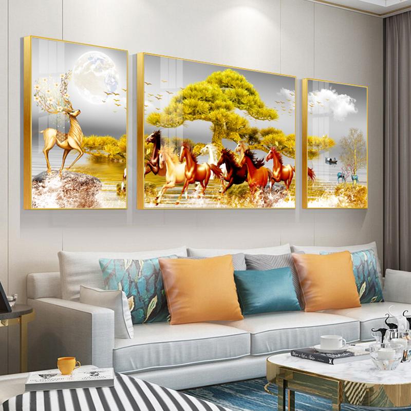 Tranh phong thủy treo phòng khách 2024 đẹp hiện đại - Treo Tường #tranhtrangguong #tranhtrangtri #decortuong #tranhhiendai #tranhphongthuy