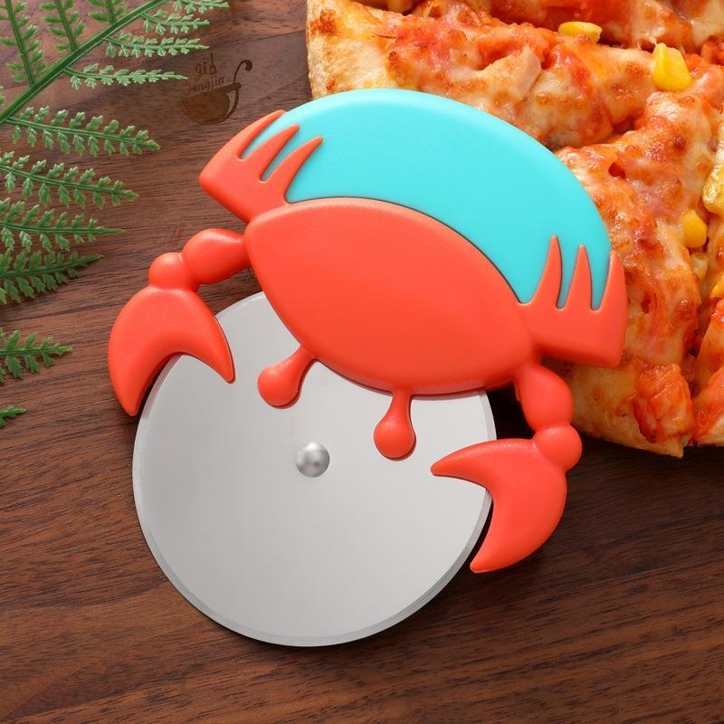 Stainless Steel Pizza Cutter, Wooden Handle Axe Pizza Cutter, Baking Pizza Cutter, Round Pie Cutter, Food Divider, Cooking Kitchen Utensils, Cutting Tool, Kitchen Gadgets 6